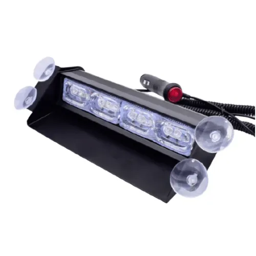 12v 12w 3 Led x 4 Dash Mount Amber Bing Light