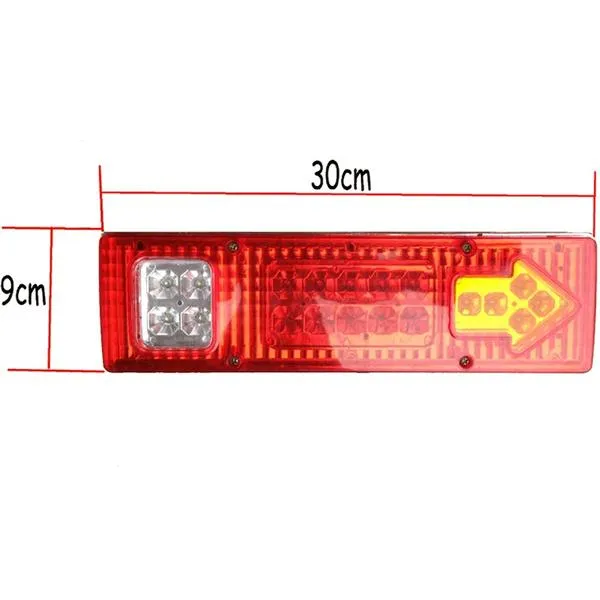 2-Piece: 19-LED Trailer Truck RV ATV Turn Signal