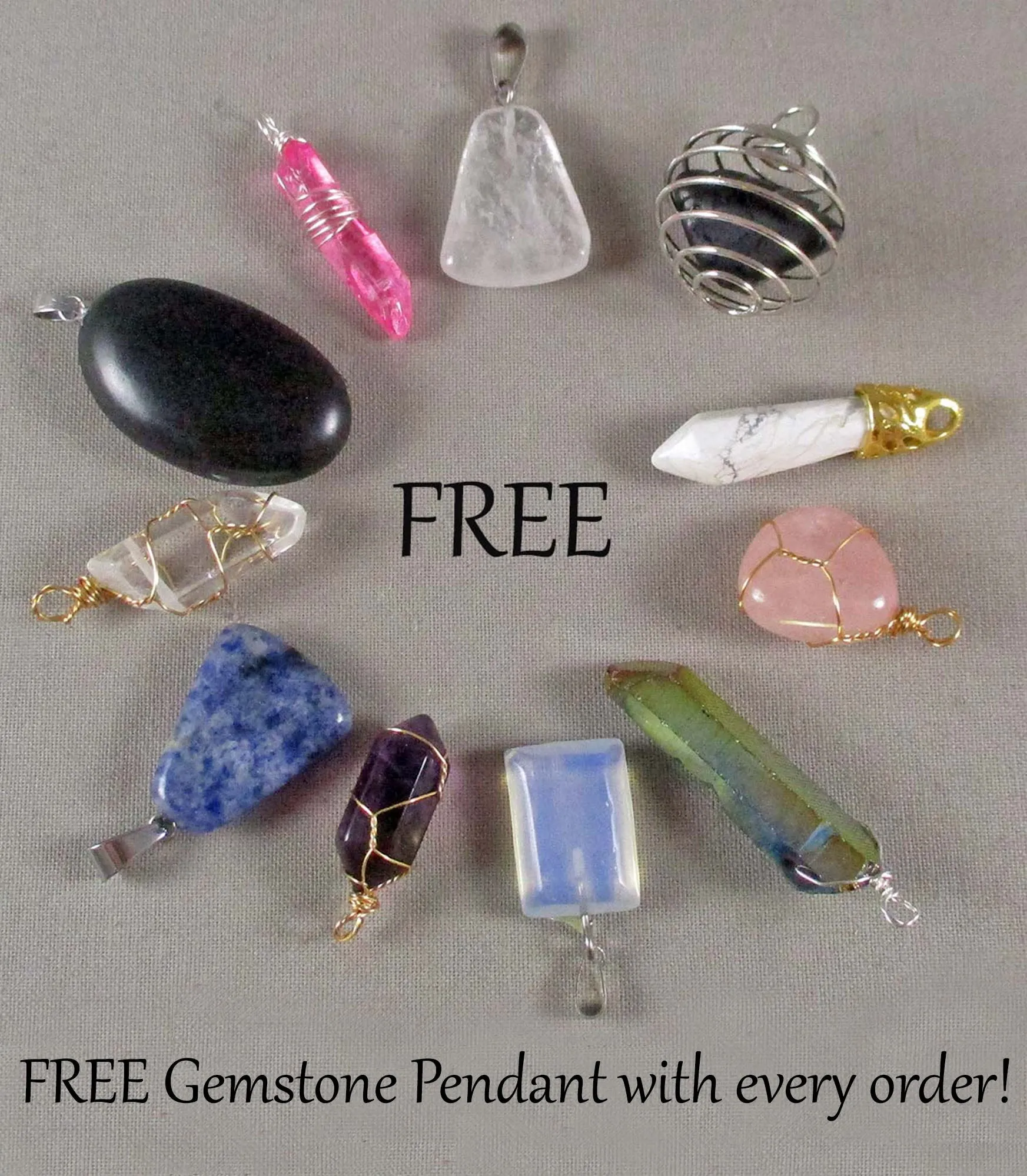 25% OFF!  Inclusion Quartz Polished (Medium) 2pc T610