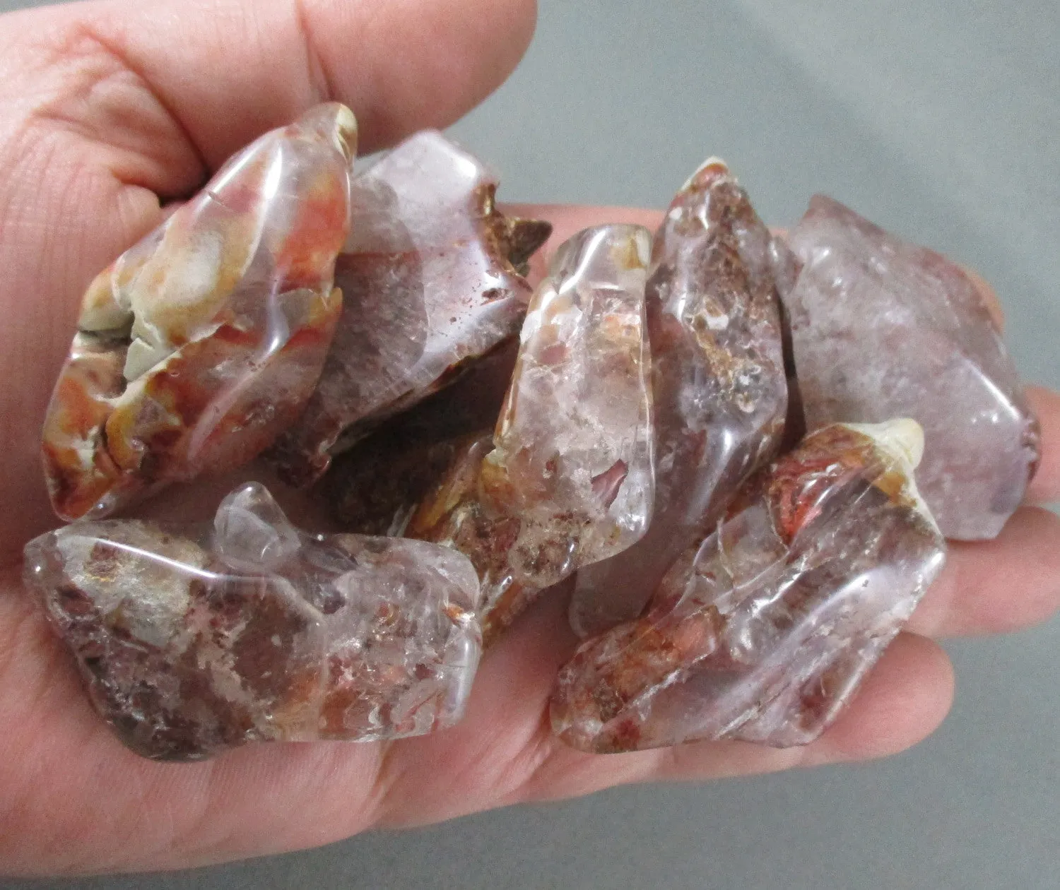 25% OFF!  Inclusion Quartz Polished (Medium) 2pc T610