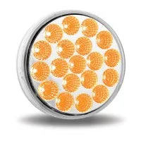 4" Dual Revolution Amber/Blue LED Marker Light