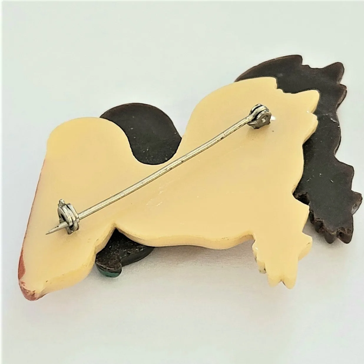 A Pair of Pelicans Plastic Pin