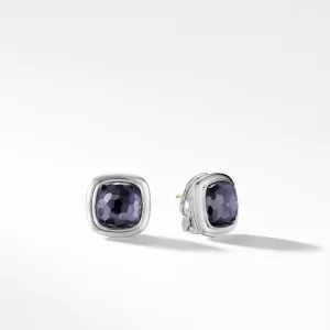 Albion Stud Earrings in Black Orchid
