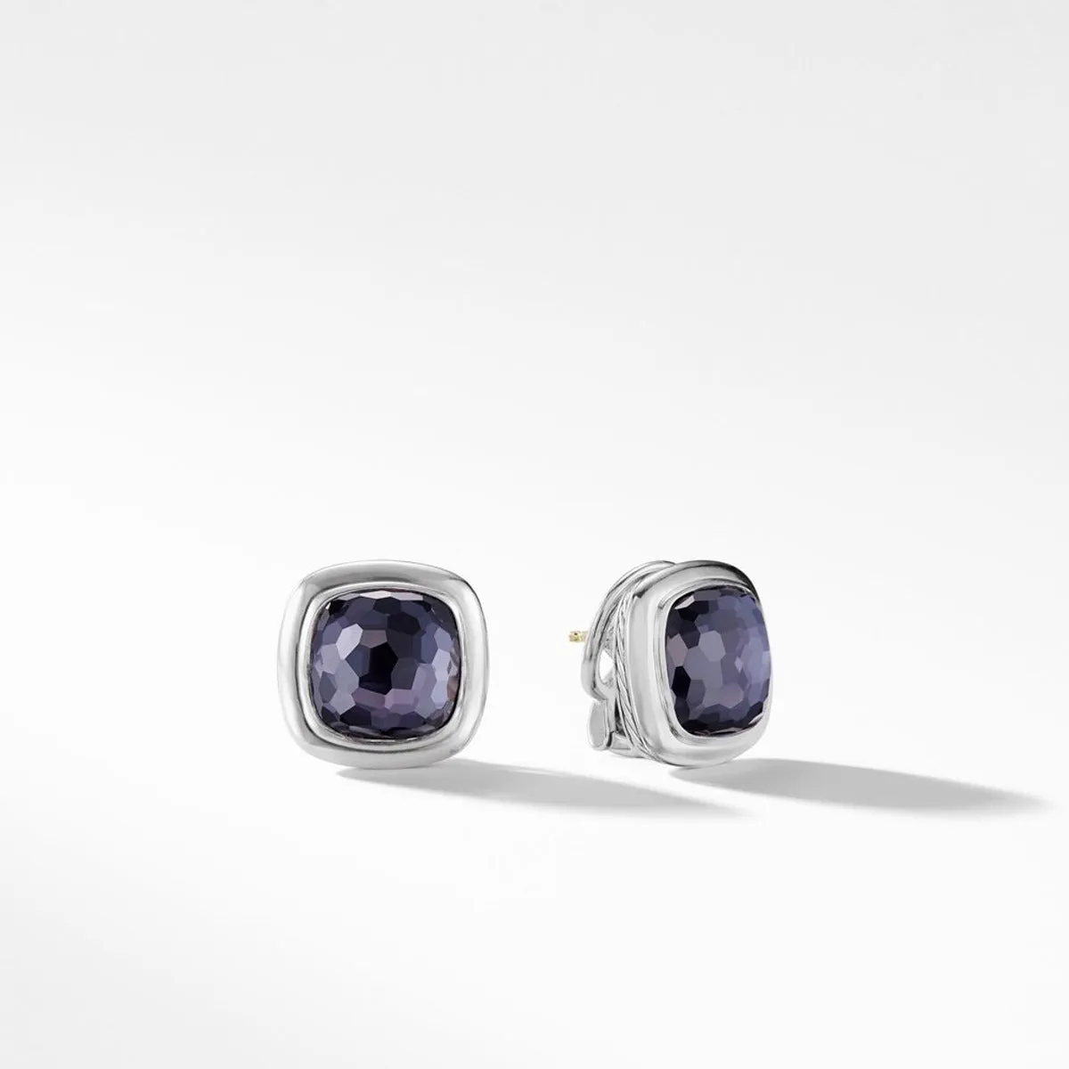 Albion Stud Earrings in Black Orchid