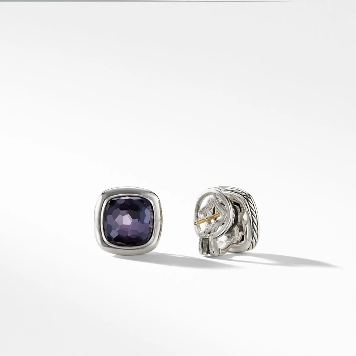 Albion Stud Earrings in Black Orchid