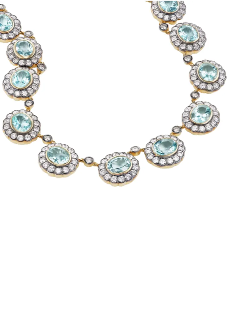 Alexandra Necklace Aquamarine