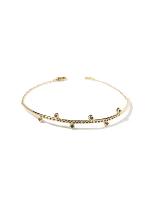 ANDROMEDA CUFF (BLACK DIAMONDS)