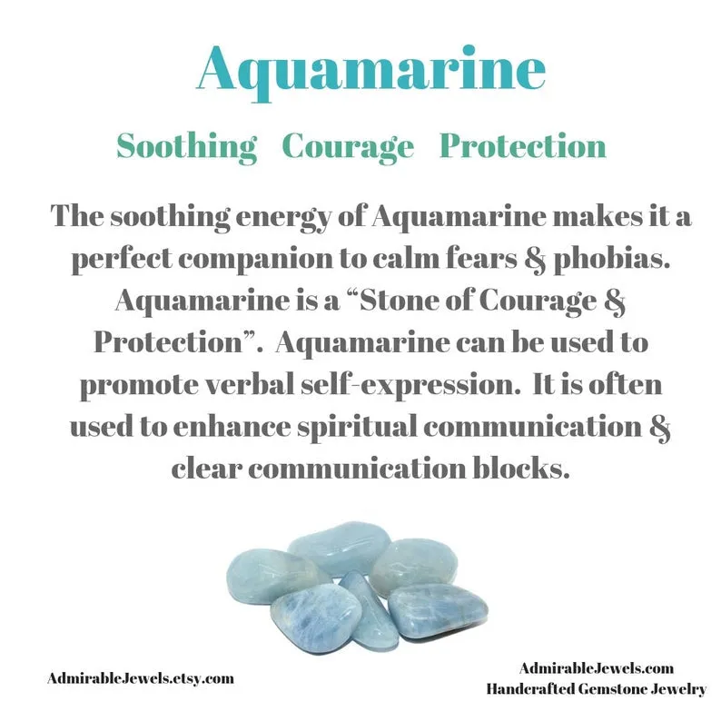 Aquamarine Beaded Necklace