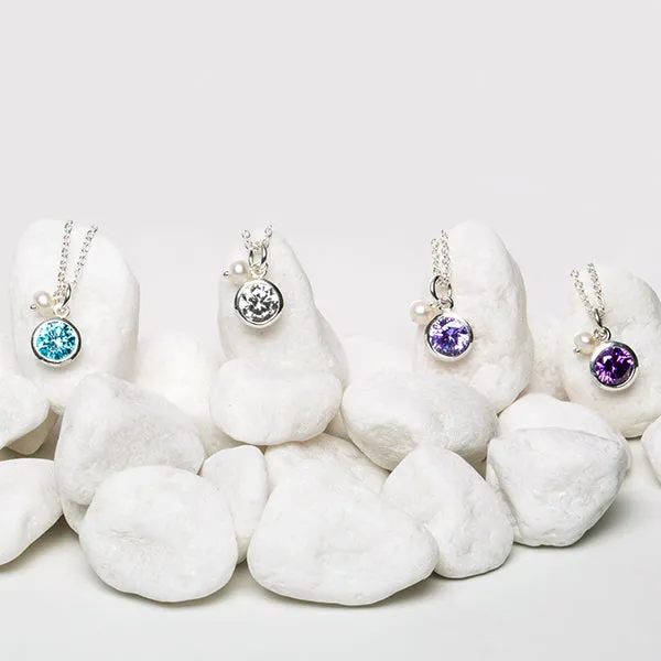 Birthstone | Necklace | March - Aquamarine