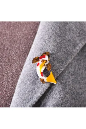 Bug and Bear Swishy Fishy Acrylic Brooch