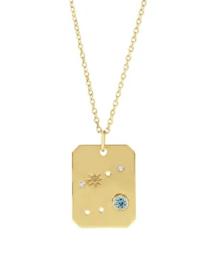 Cancer Zodiac Necklace