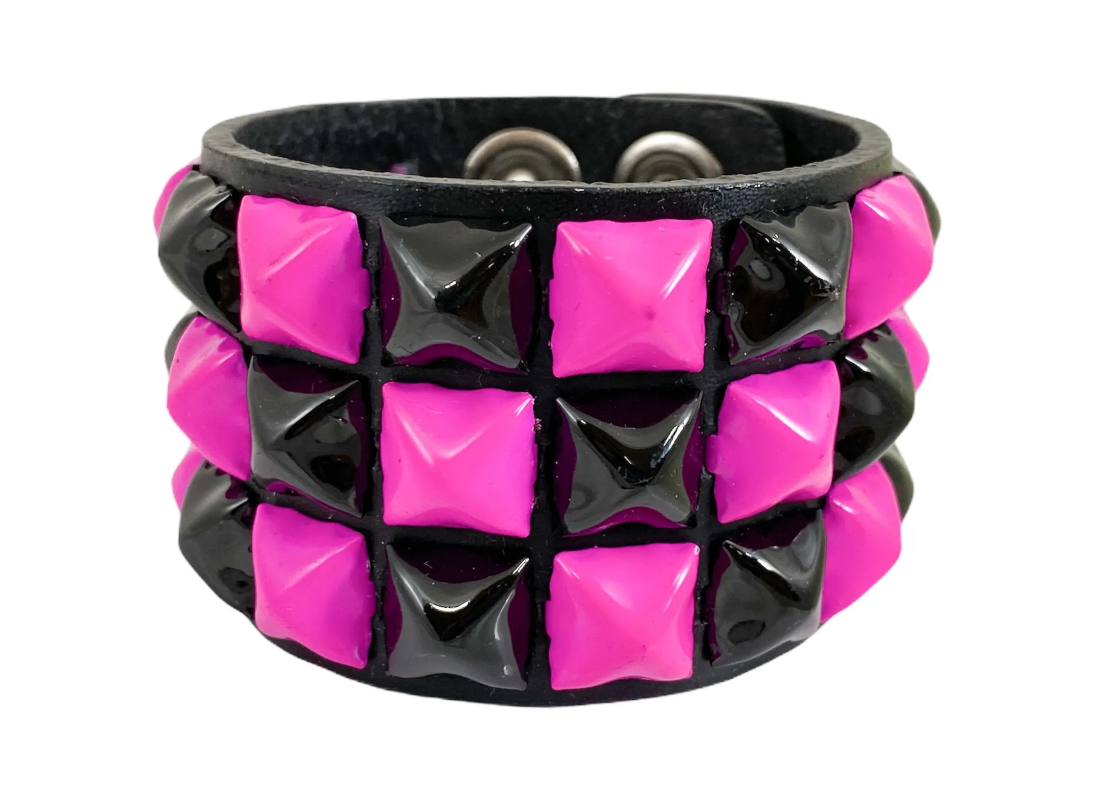 Checkered Studded Bracelet