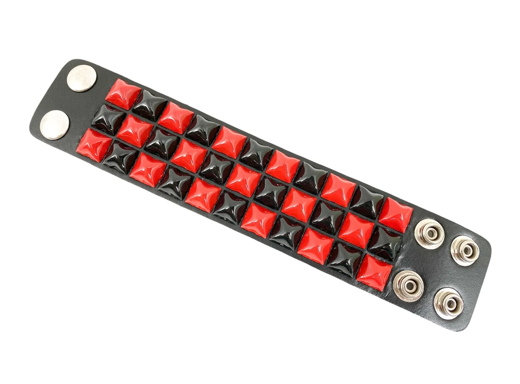 Checkered Studded Bracelet