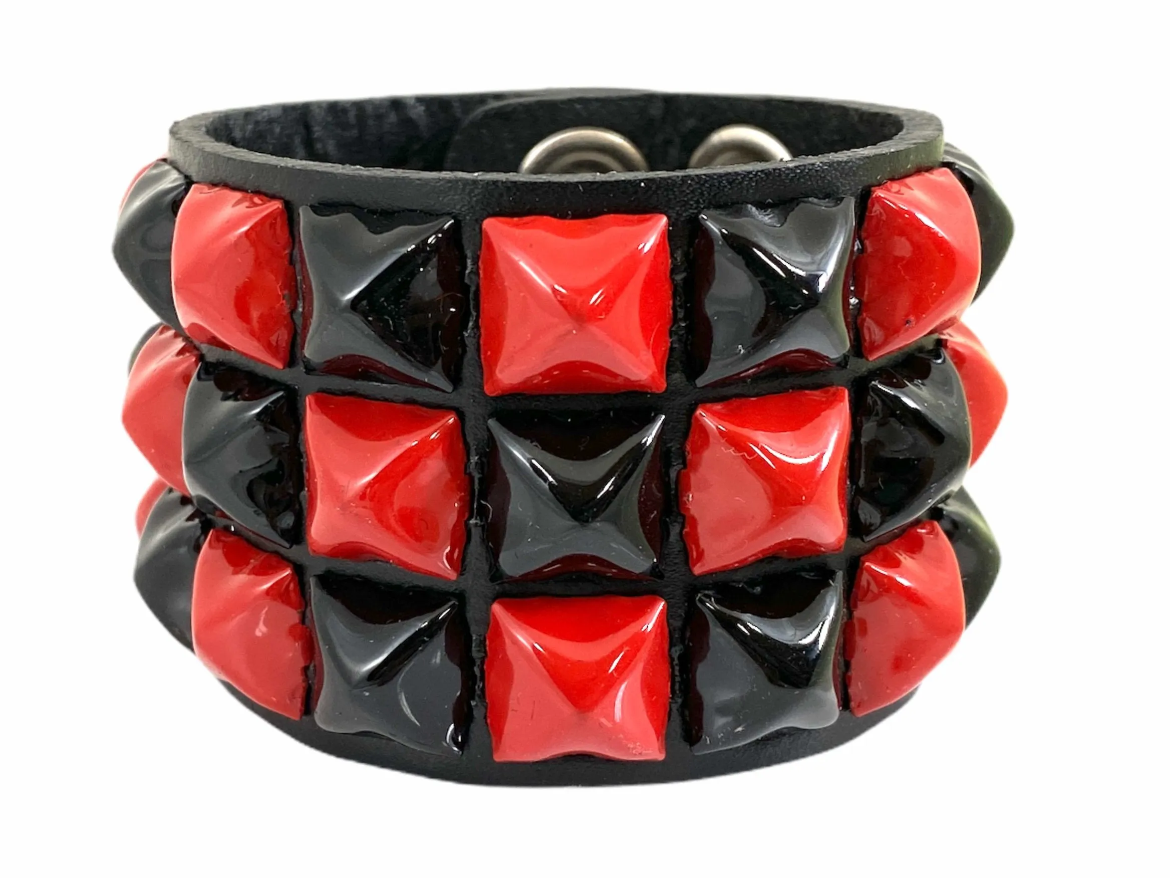 Checkered Studded Bracelet