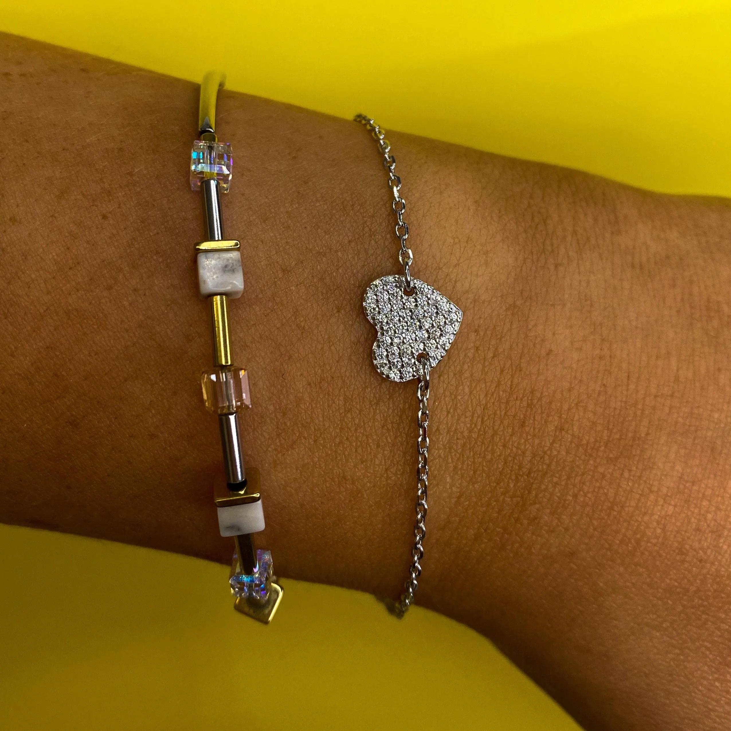 Children's Heart Pendant & Bracelet & Earrings Sterling Silver Set