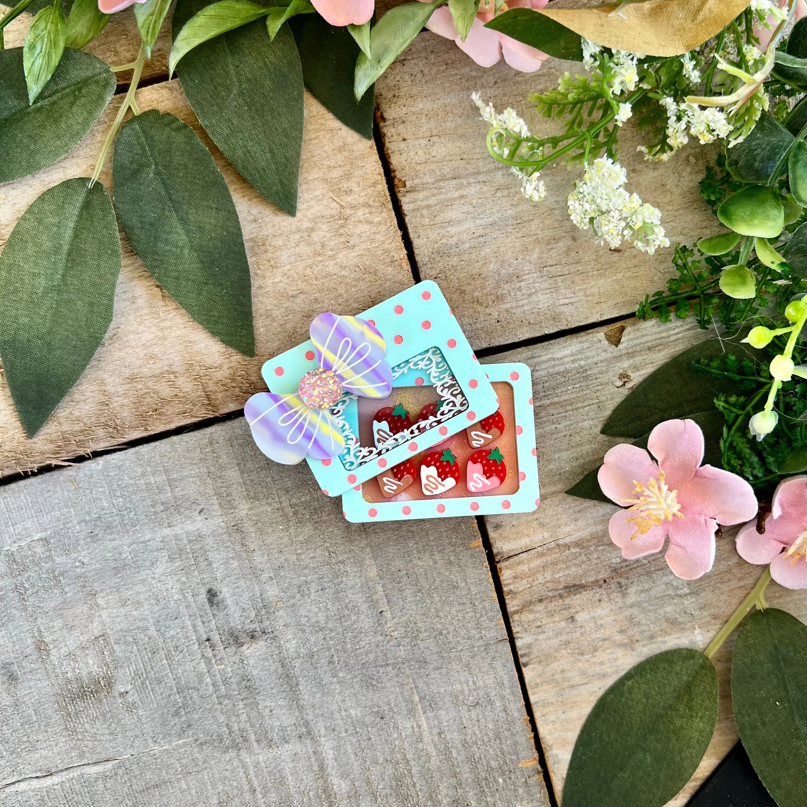 Chocolate Box Brooch