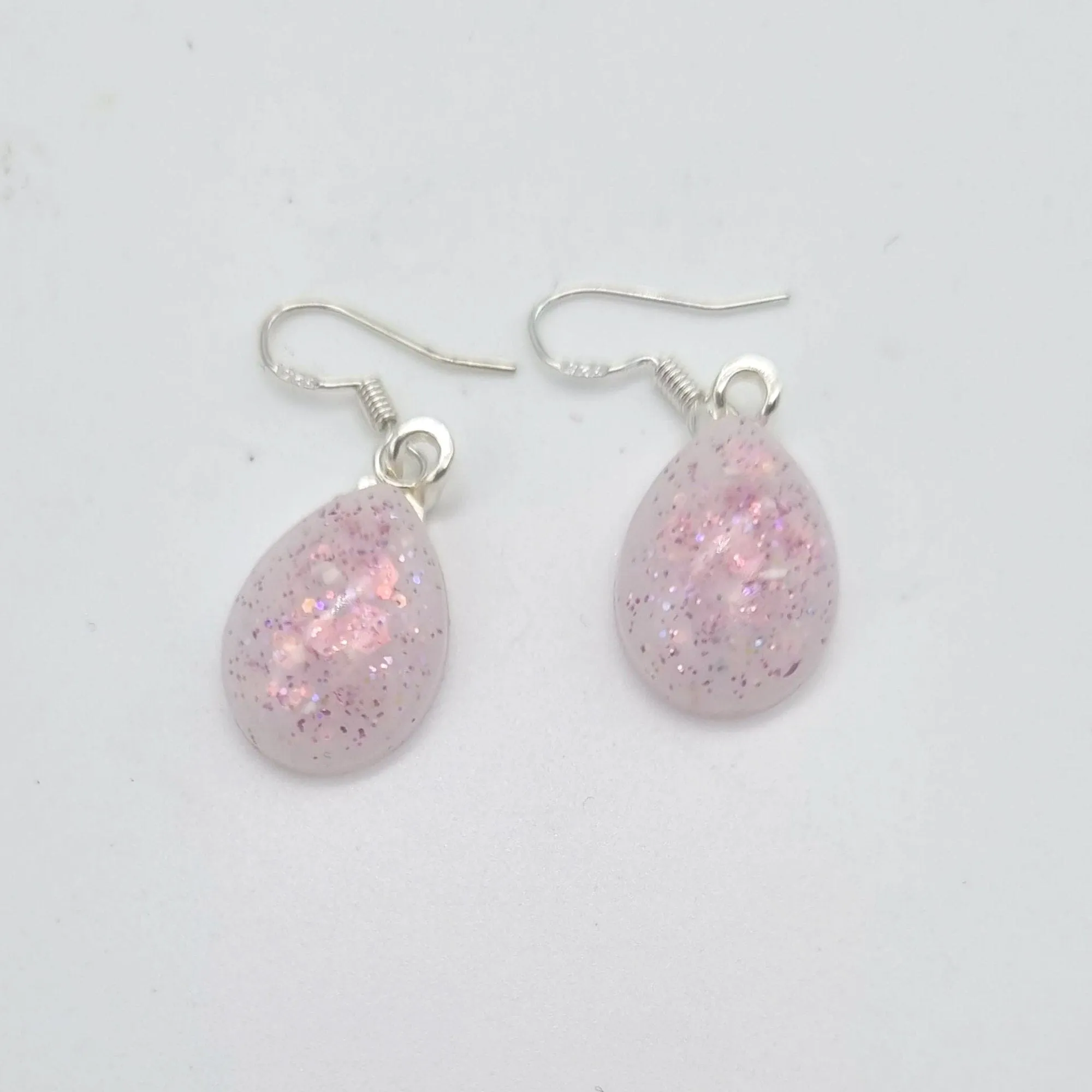 Choose any 2 PAIRS of Sterling silver breastmilk earrings, breastmilk keepsake in various shapes and colours