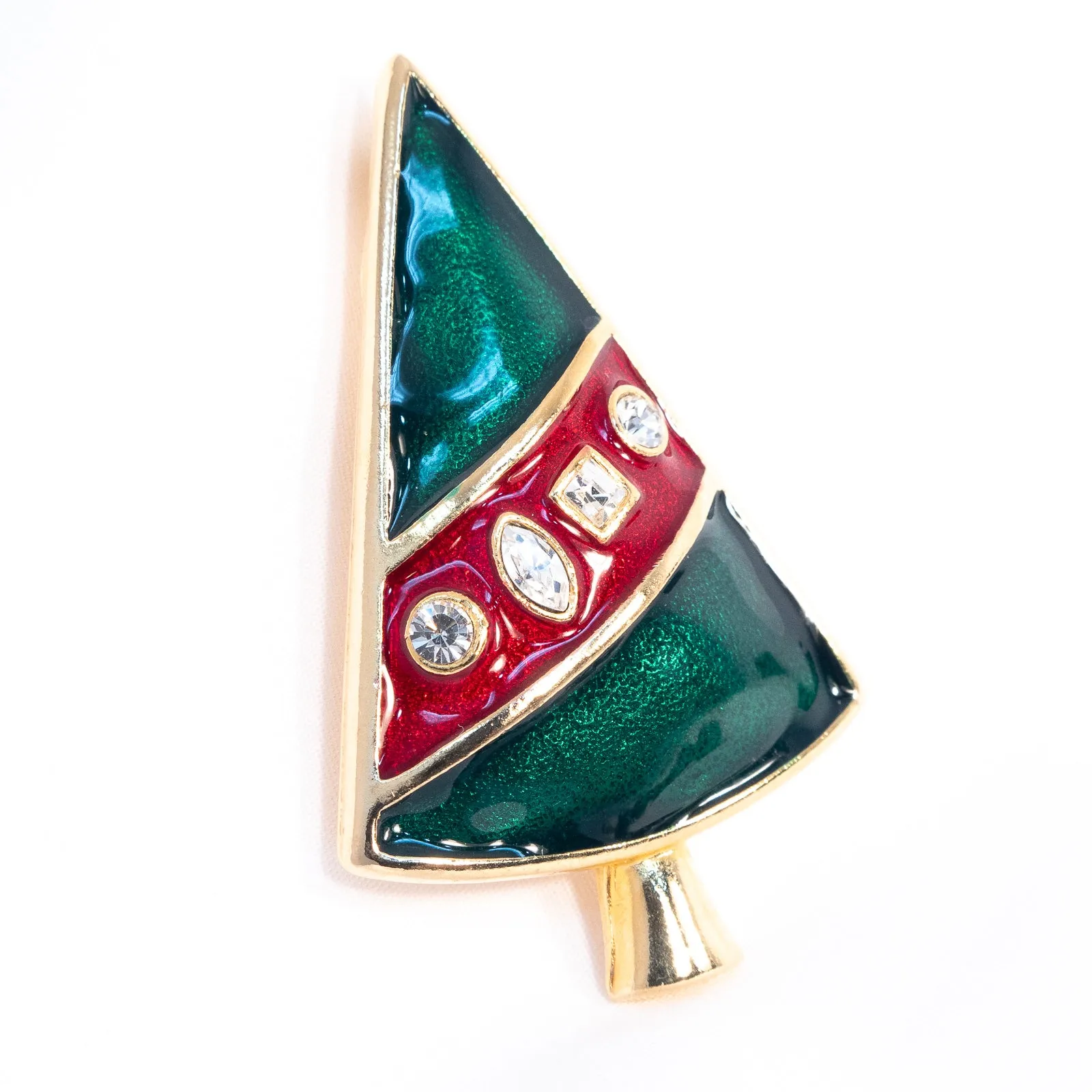 Christmas Tree Brooch by LIA