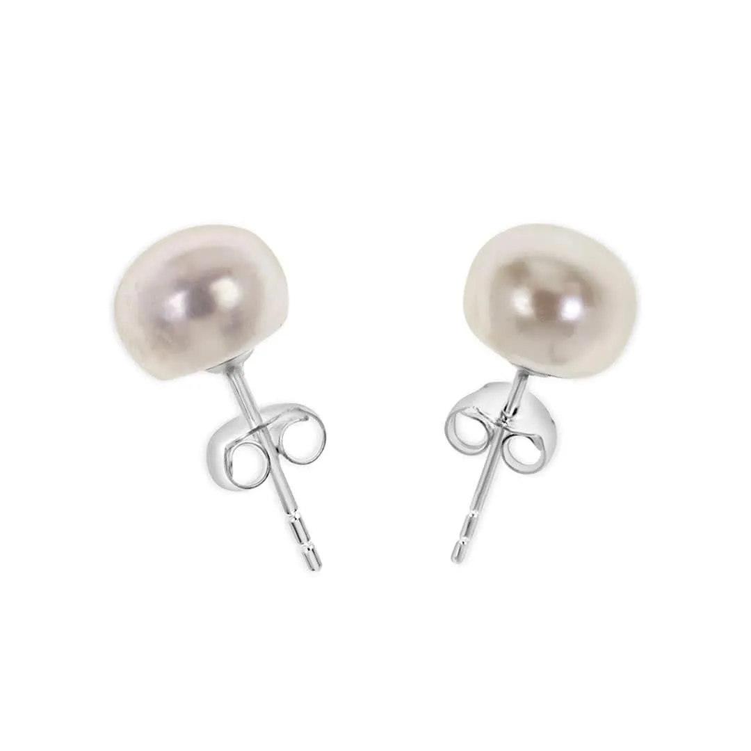 Classic Pearl Earrings | Ivory