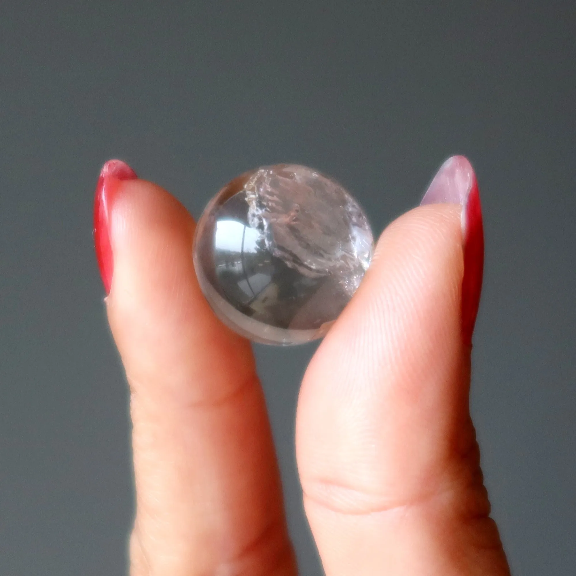 Clear Quartz Sphere Visions Crystal Ball
