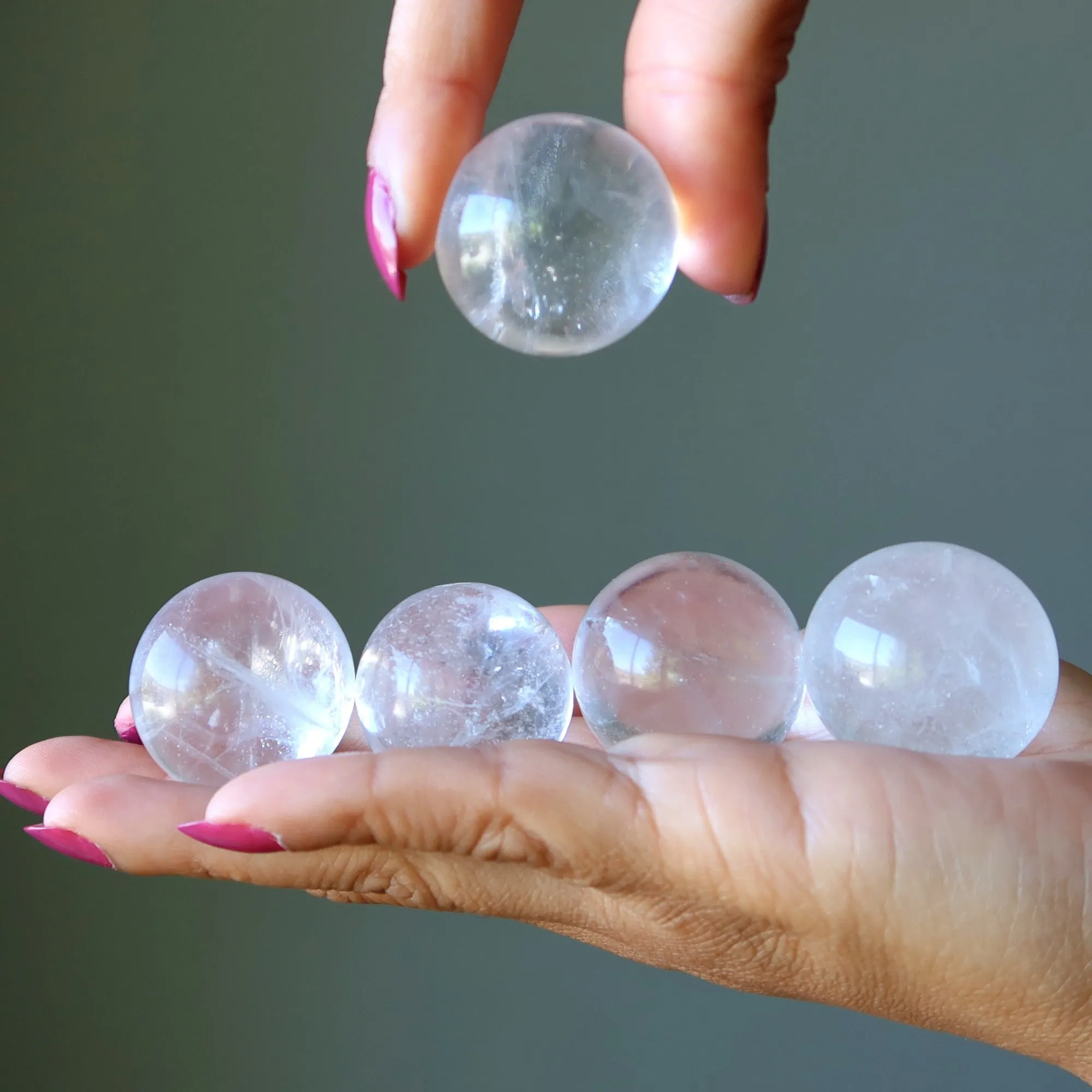 Clear Quartz Sphere Visions Crystal Ball