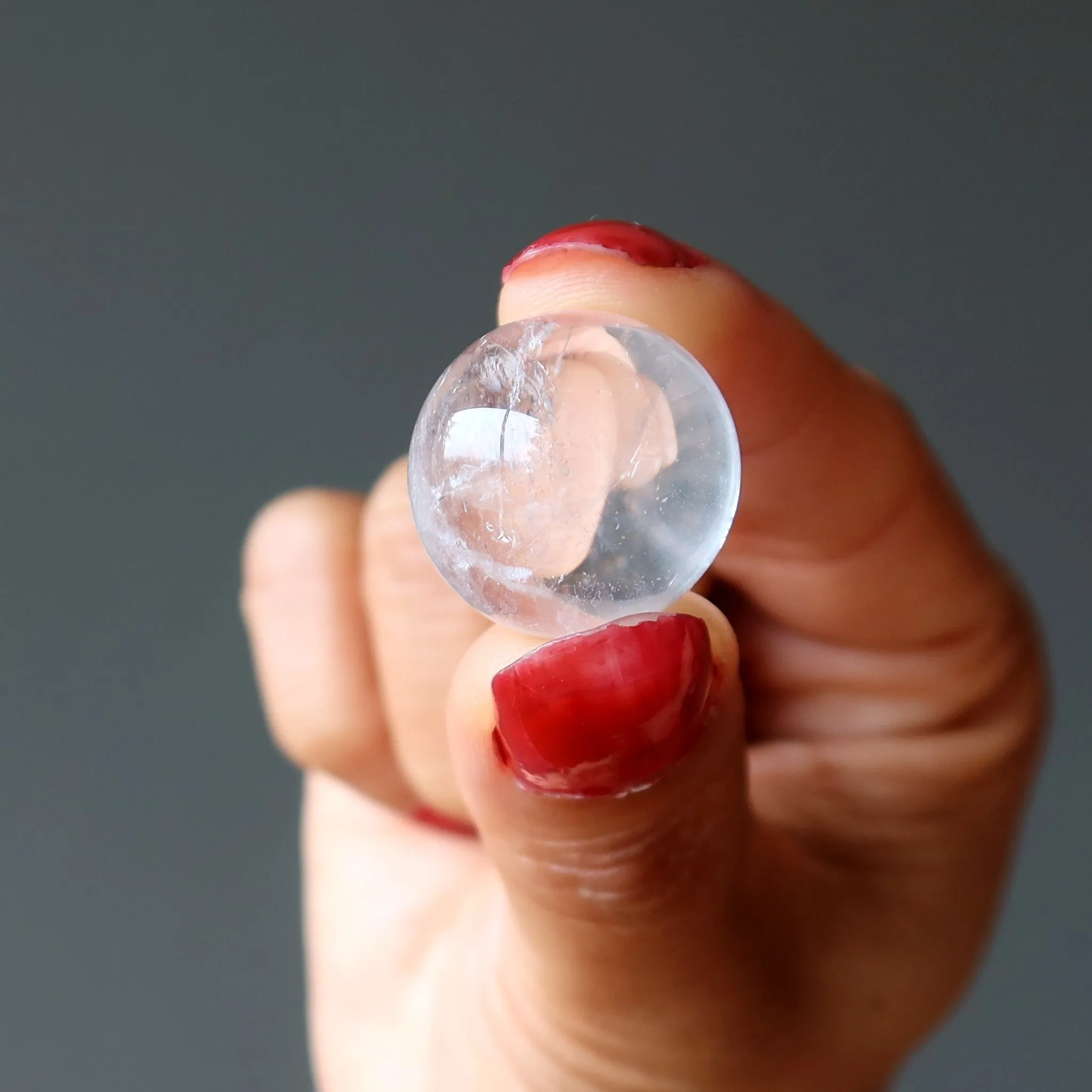 Clear Quartz Sphere Visions Crystal Ball