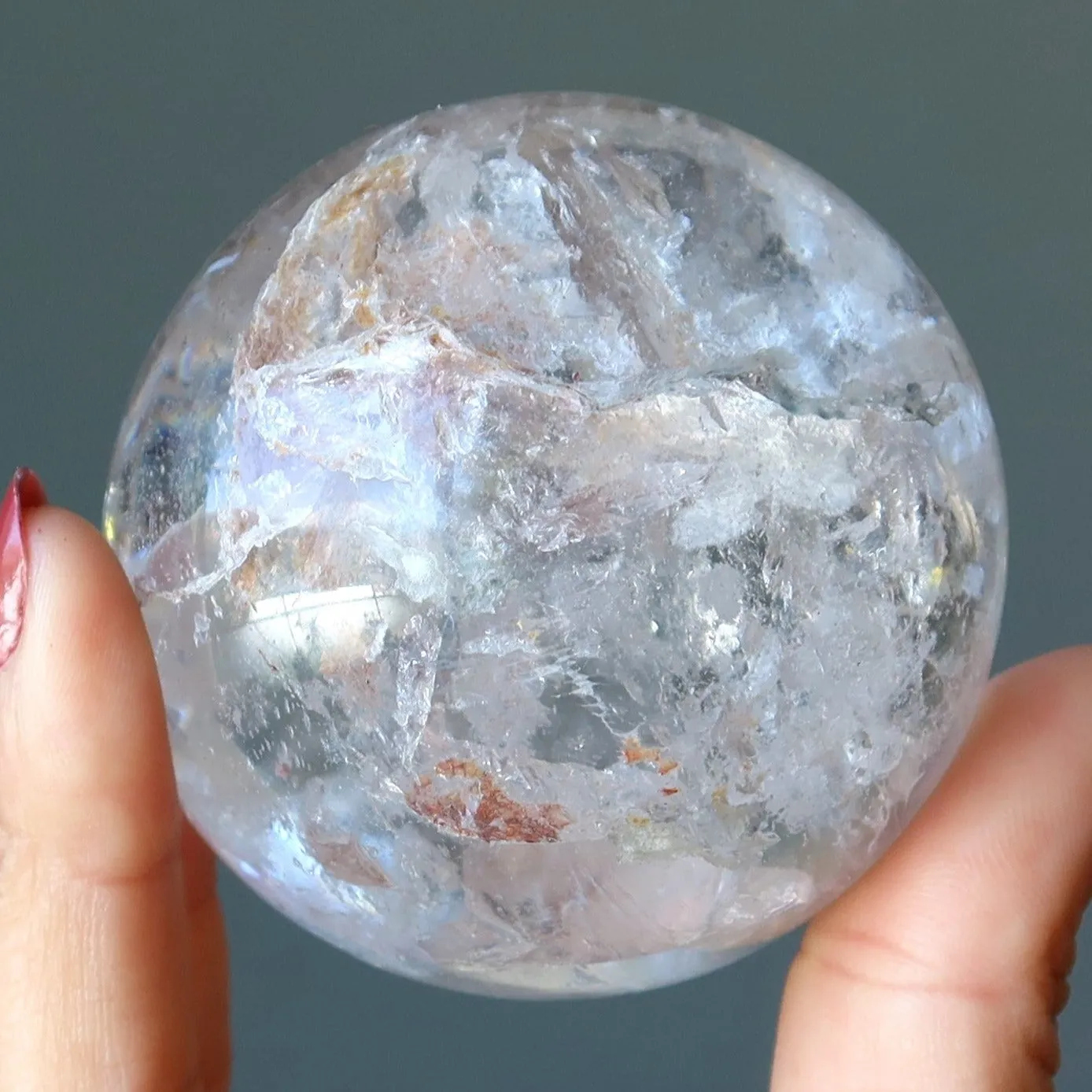 Clear Quartz Sphere Visions Crystal Ball