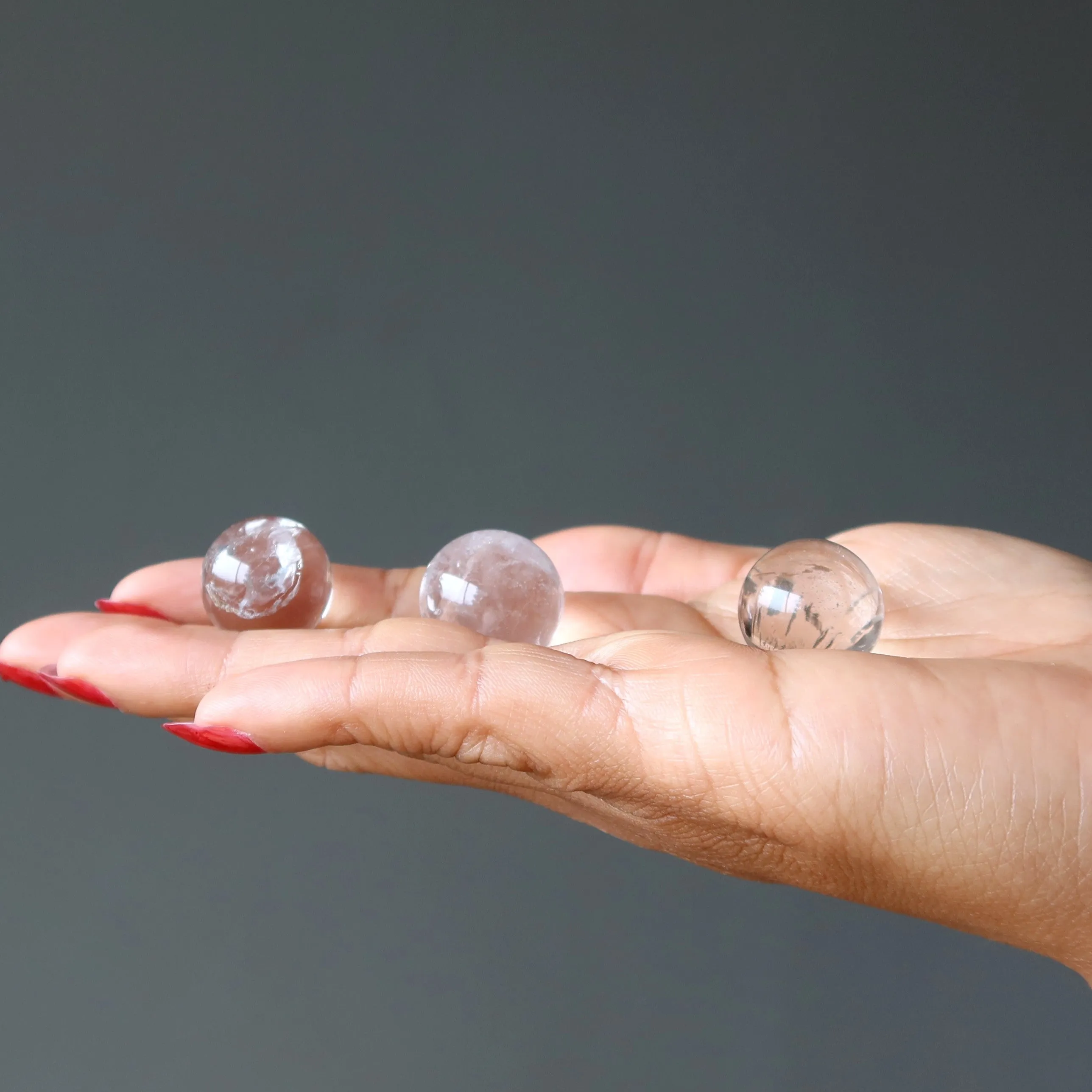 Clear Quartz Sphere Visions Crystal Ball