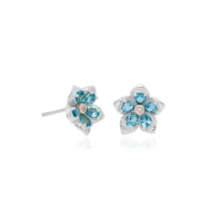 Clogau Forget Me Not Stud Earrings