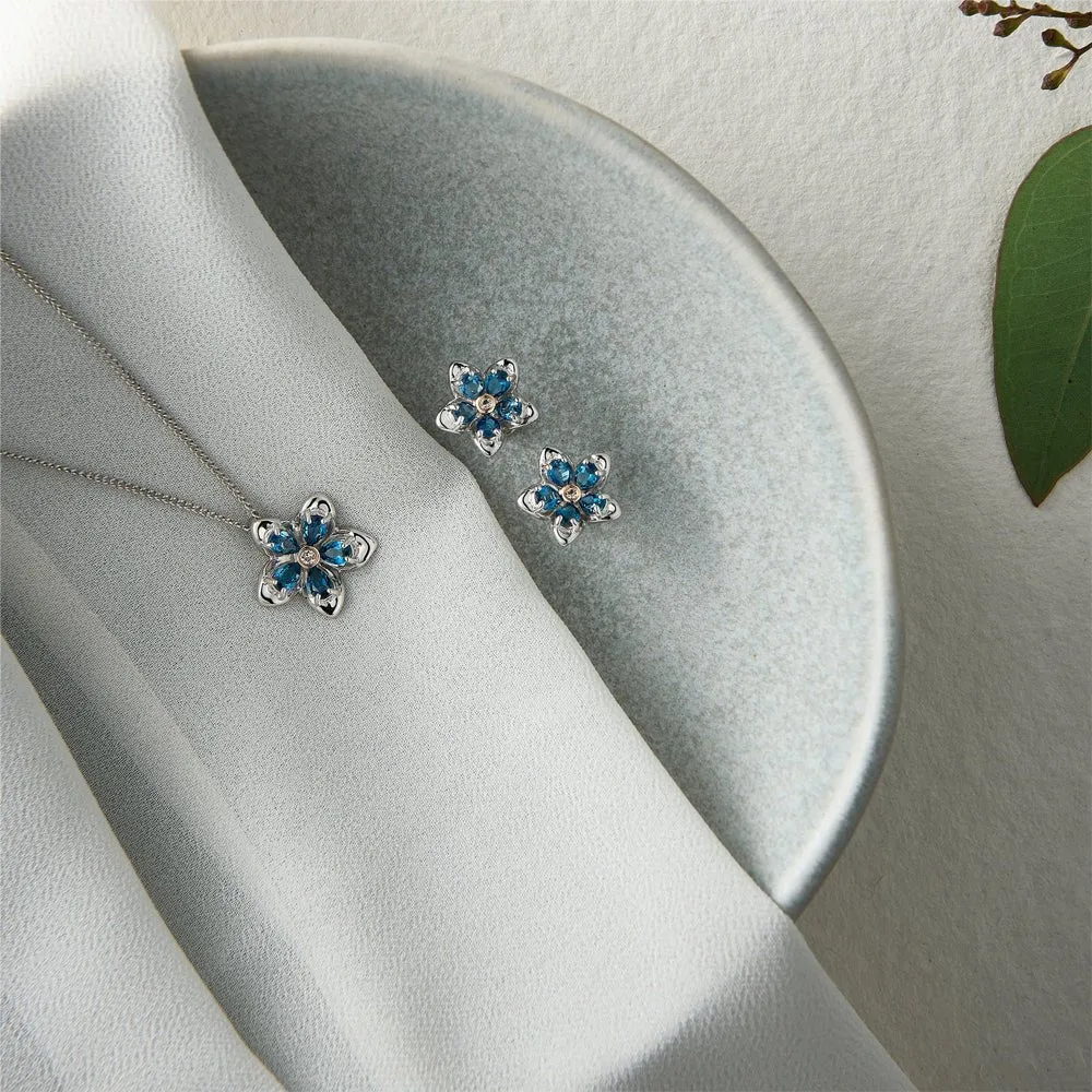 Clogau Forget Me Not Stud Earrings