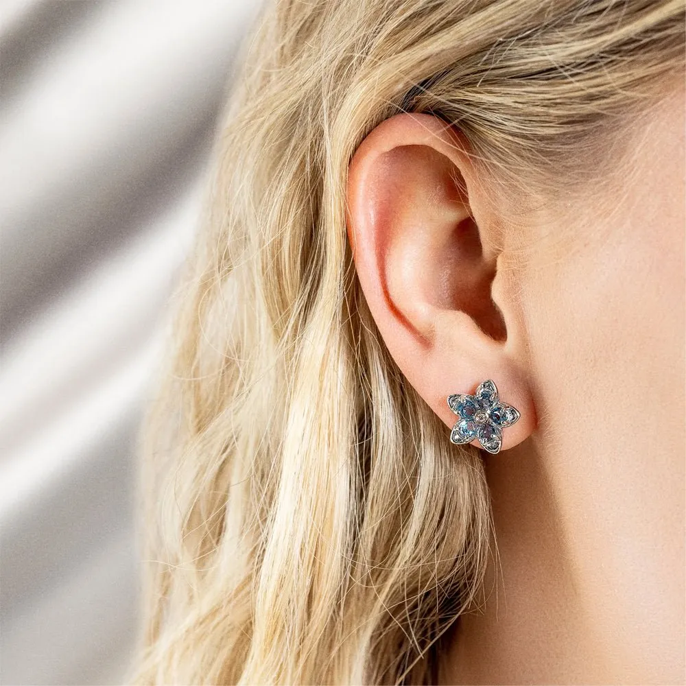 Clogau Forget Me Not Stud Earrings