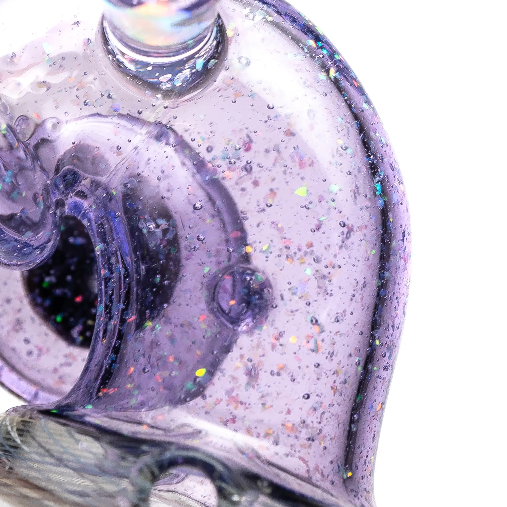 Crux Glass - Crushed Opal & Retti Sherlock - Purple Lollipop