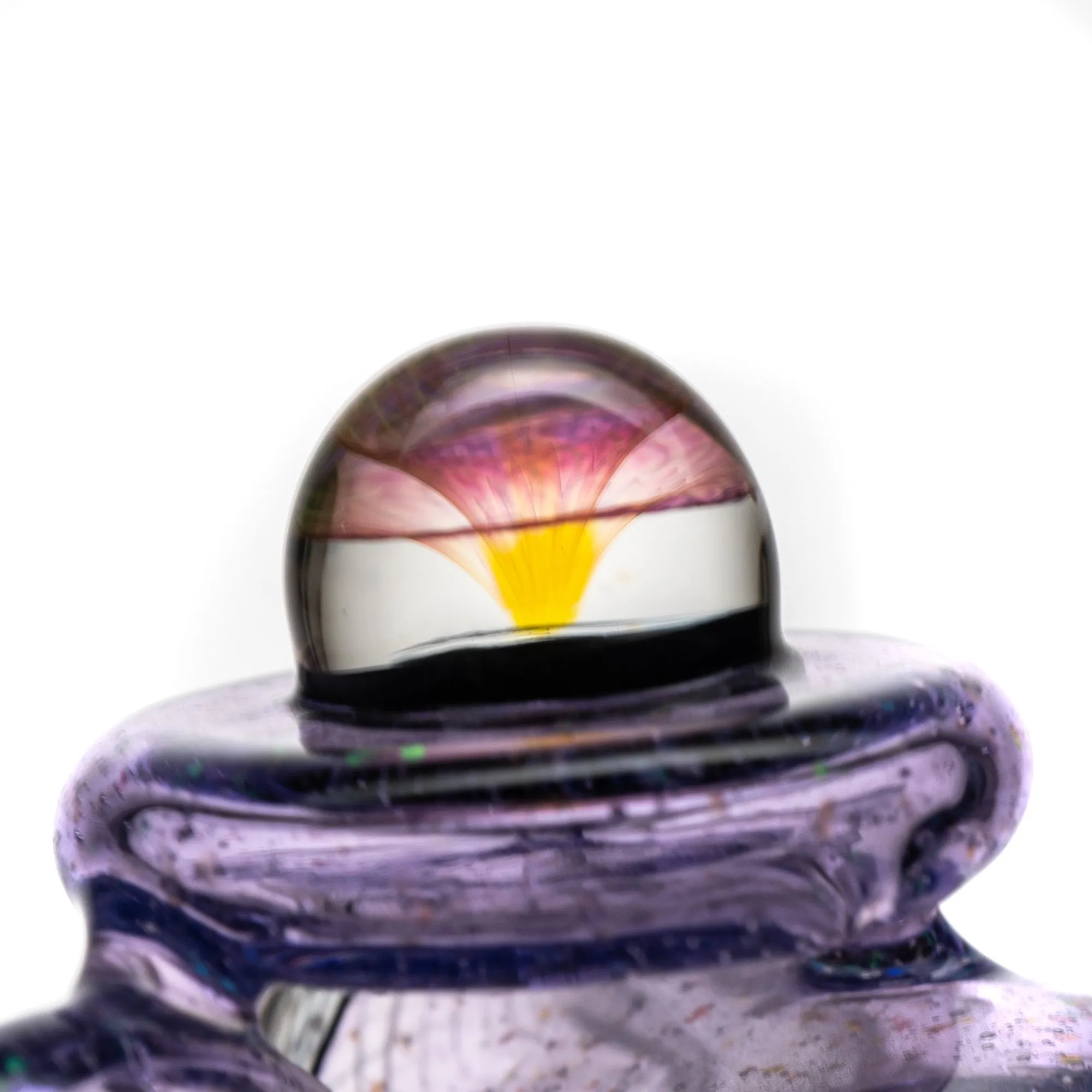 Crux Glass - Crushed Opal & Retti Sherlock - Purple Lollipop