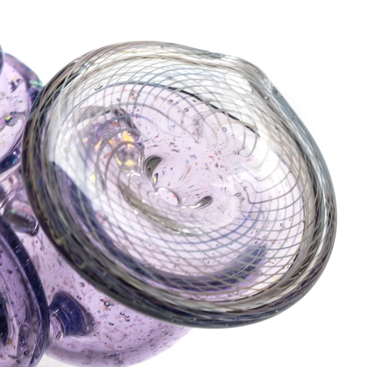 Crux Glass - Crushed Opal & Retti Sherlock - Purple Lollipop
