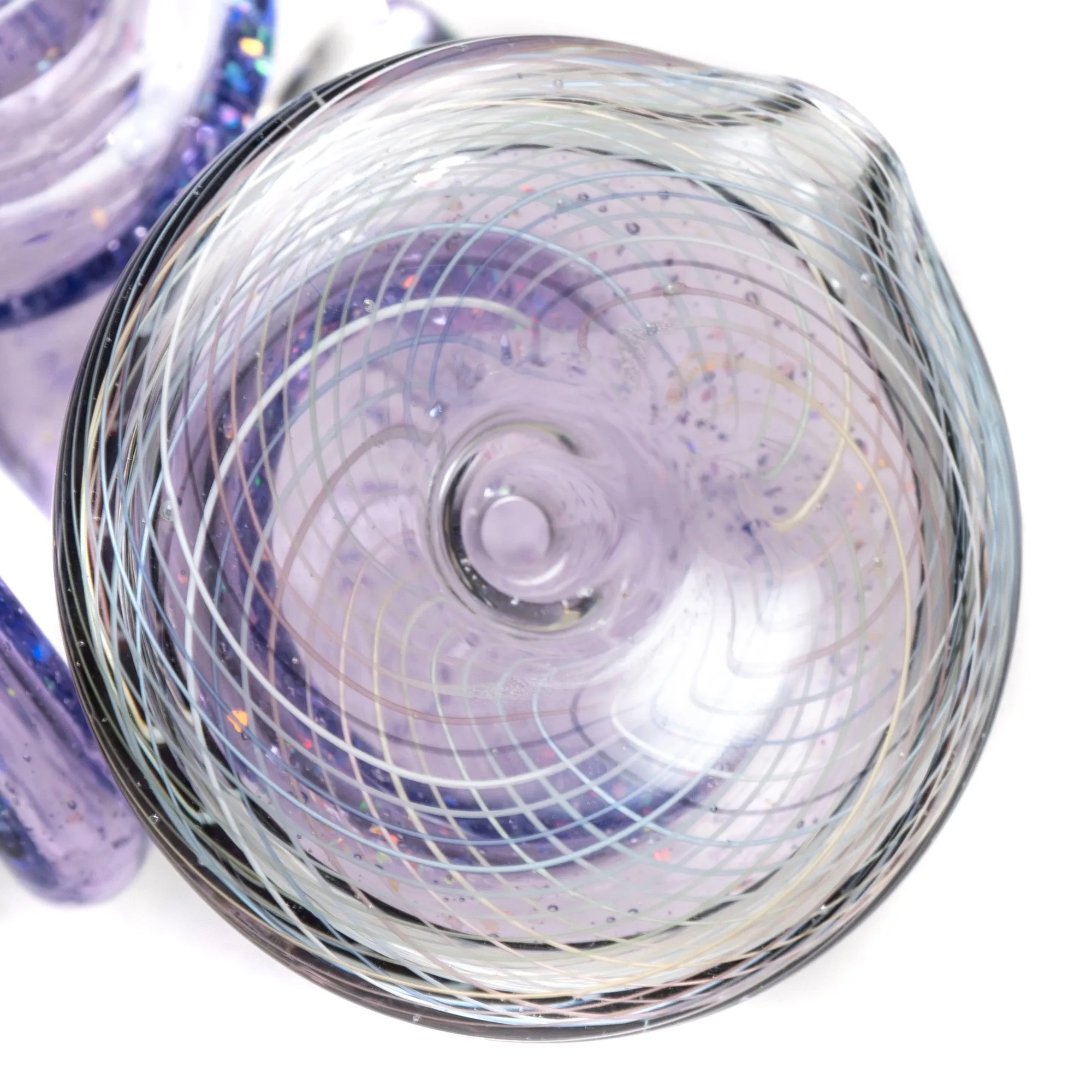 Crux Glass - Crushed Opal & Retti Sherlock - Purple Lollipop