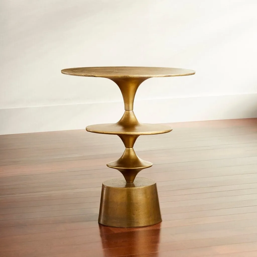 Cyan Design 10093 Eros Table - Aged Brass - Small