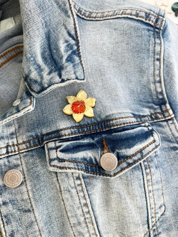 Daffodil Necklace & Brooch