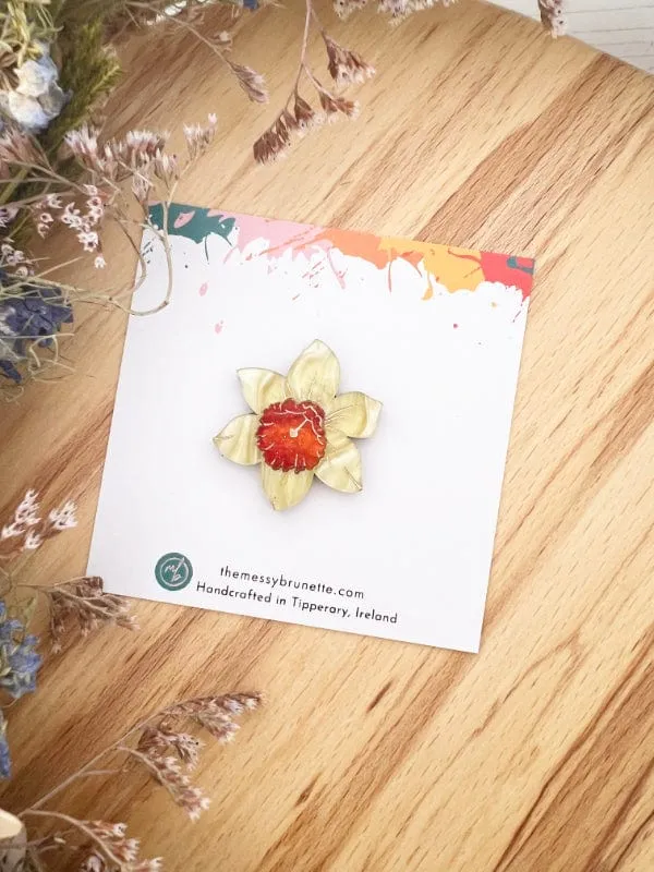 Daffodil Necklace & Brooch