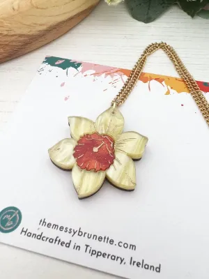 Daffodil Necklace & Brooch