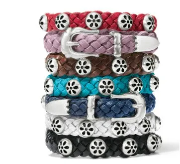 Daisy Bandit Bracelet by Brighton- White