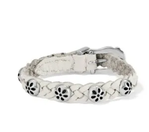 Daisy Bandit Bracelet by Brighton- White