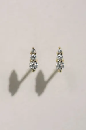 Diamond Cascade Studs