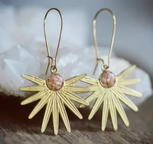 Earrings | Cameoko | Stardust - Pink Opal | Pre Order