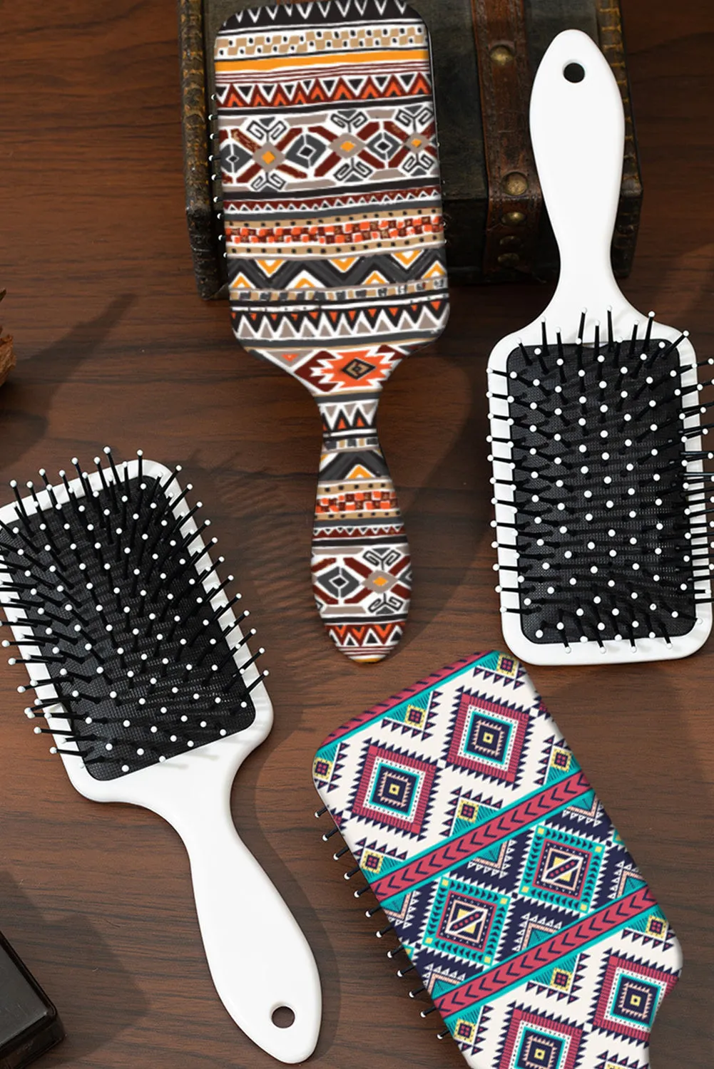Elmwood Boho Geometric Print Air Cushion Comb