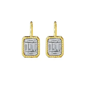 Emerald Illusion Earrings