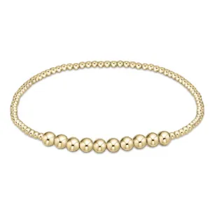 Enewton classic gold beaded bliss 2mm bracelet