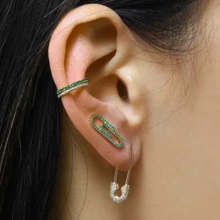 Gemstone Ear Cuff