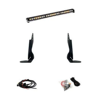 GMC S8 30 Inch Grille Light Bar Kit - GMC 2020-22 Sierra 2500HD/3500HD