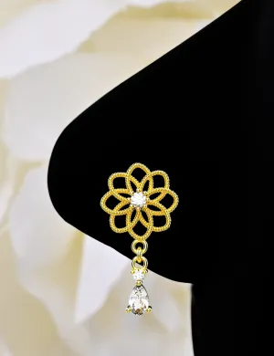 Gold Nose Piercing | Elegant Nose Ring Jewelry for Women