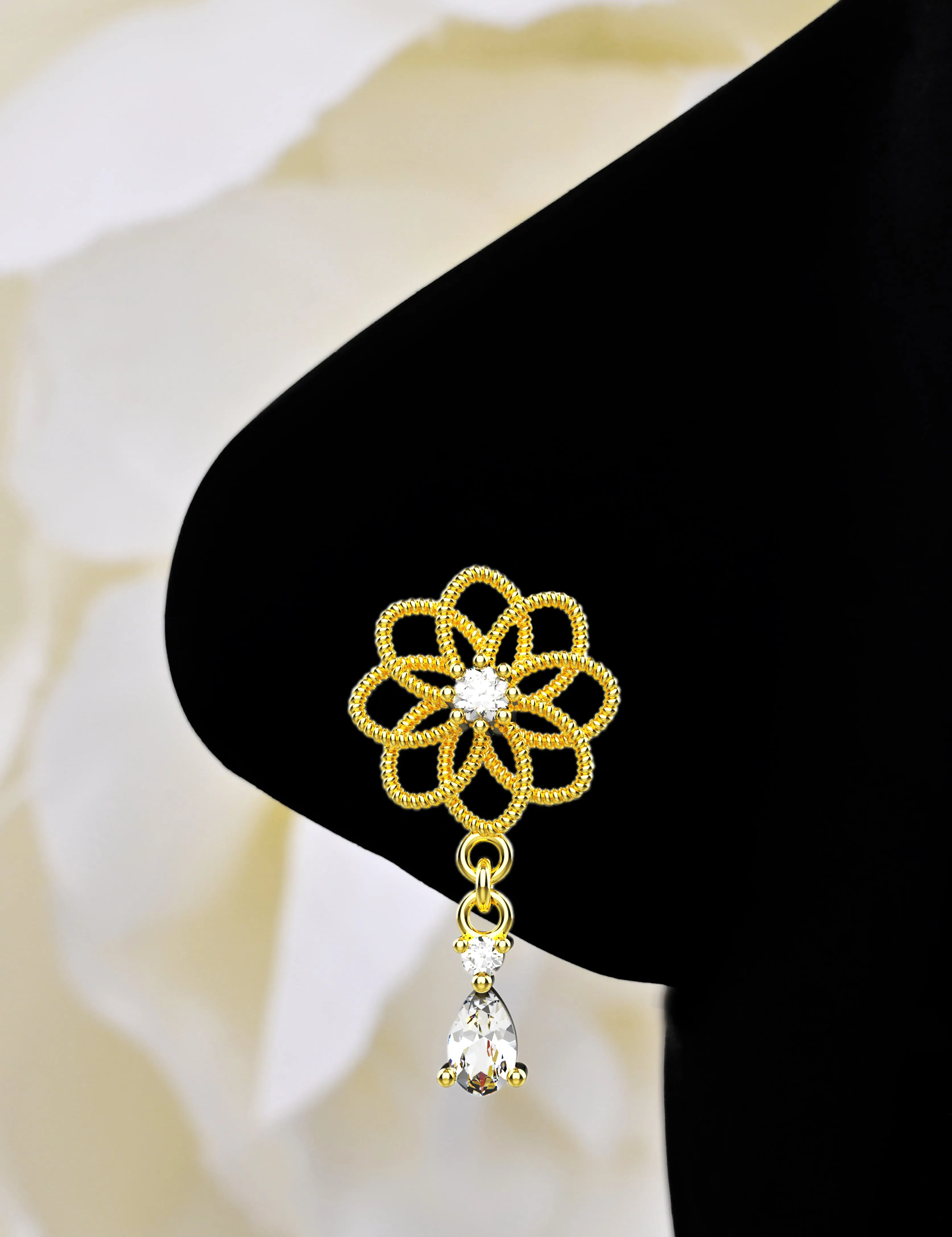 Gold Nose Piercing | Elegant Nose Ring Jewelry for Women